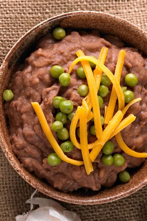 How many protein are in beans refried - calories, carbs, nutrition