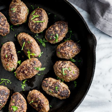 How many protein are in beef and lamb kofta - calories, carbs, nutrition