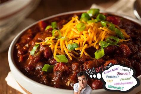 How many protein are in beef bean chili (4837.0) - calories, carbs, nutrition