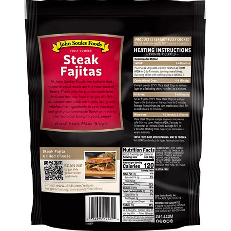 How many protein are in beef fajita - calories, carbs, nutrition