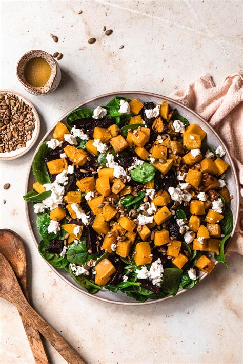 How many protein are in beet melon and pumpkin seed salad (86693.0) - calories, carbs, nutrition