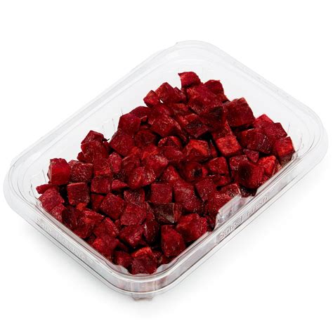 How many protein are in beets red simply roasted diced 1