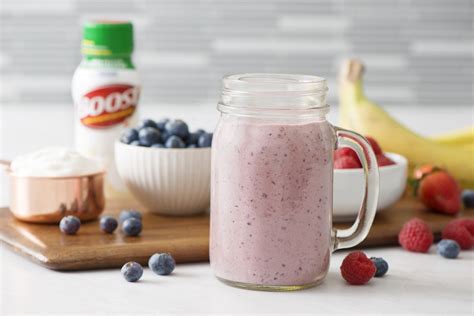 How many protein are in berry blast smoothie mix - calories, carbs, nutrition