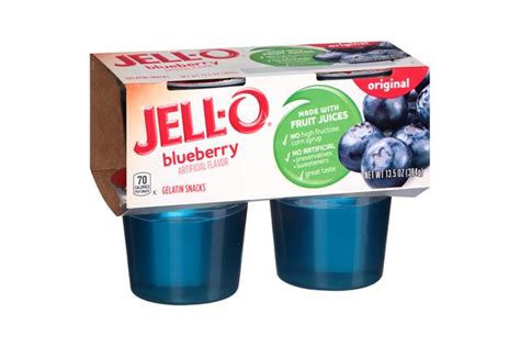 How many protein are in berry blue jell-o cup - calories, carbs, nutrition