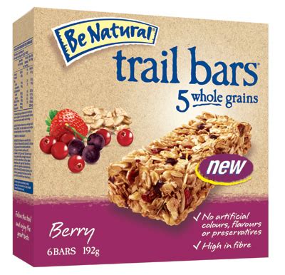 How many protein are in berry trail bars - calories, carbs, nutrition