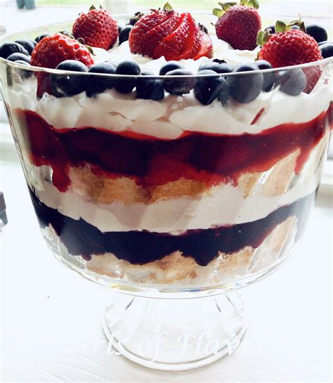 How many protein are in berry trifle - calories, carbs, nutrition