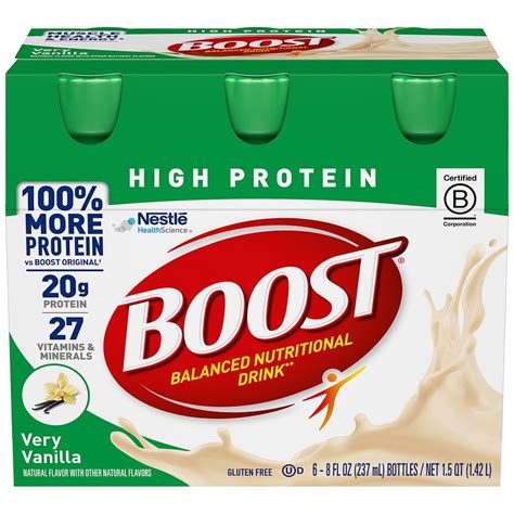 How many protein are in big boost juice 20 oz - calories, carbs, nutrition