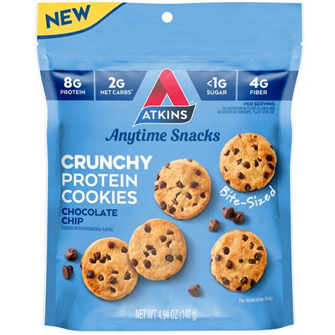 How many protein are in bite size cookies - calories, carbs, nutrition