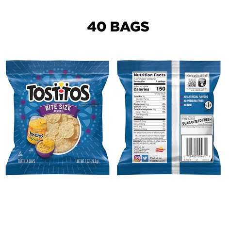 How many protein are in bite size tortilla chips - calories, carbs, nutrition