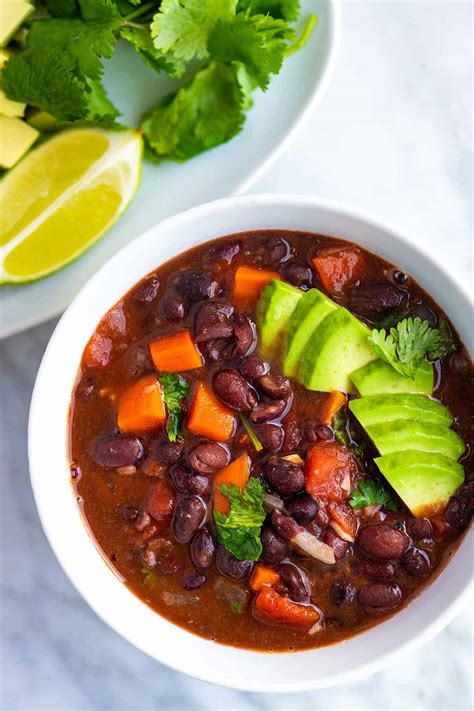 How many protein are in black bean soup with cumin seed - calories, carbs, nutrition