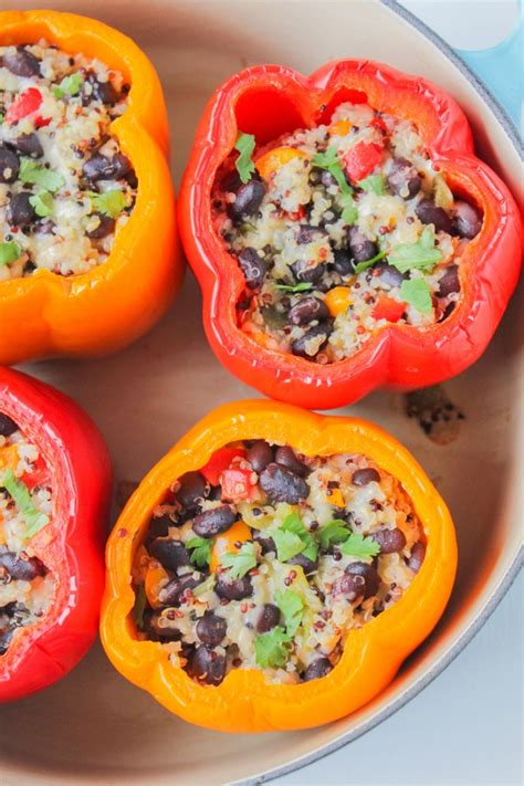 How many protein are in black bean stuffed pepper - calories, carbs, nutrition