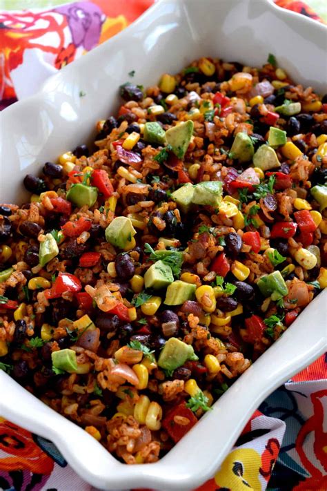 How many protein are in black beans and corn - calories, carbs, nutrition