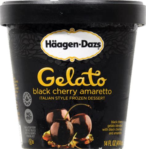 How many protein are in black cherry amaretto gelato - calories, carbs, nutrition