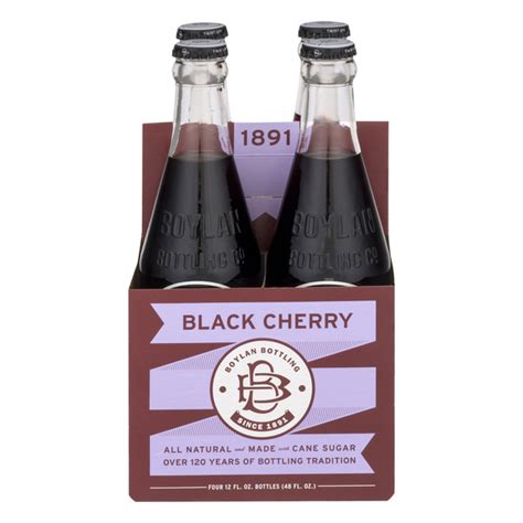 How many protein are in black cherry soda - calories, carbs, nutrition