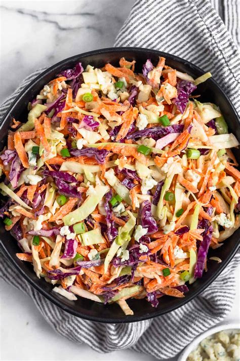 How many protein are in blue cheese slaw - calories, carbs, nutrition