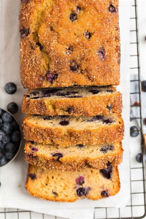 How many protein are in blueberry bread - calories, carbs, nutrition