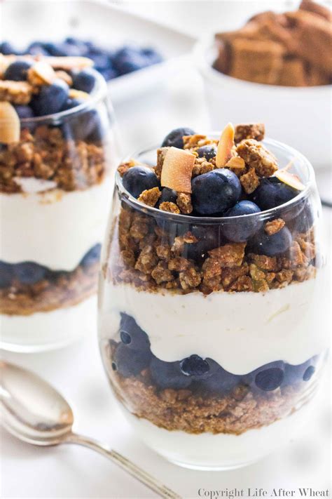 How many protein are in blueberry granola parfait 68oz - calories, carbs, nutrition