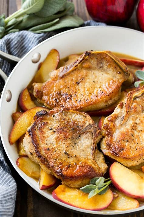 How many protein are in braised apple pork chop - calories, carbs, nutrition