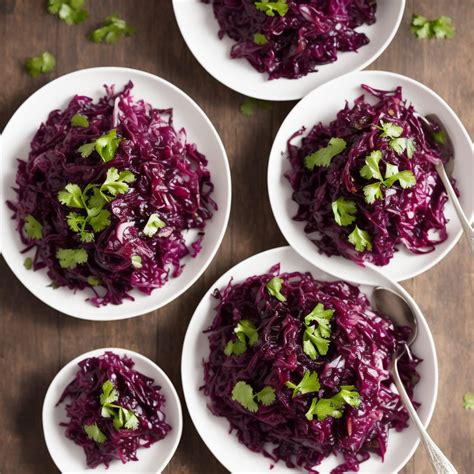 How many protein are in braised red cabbage - calories, carbs, nutrition