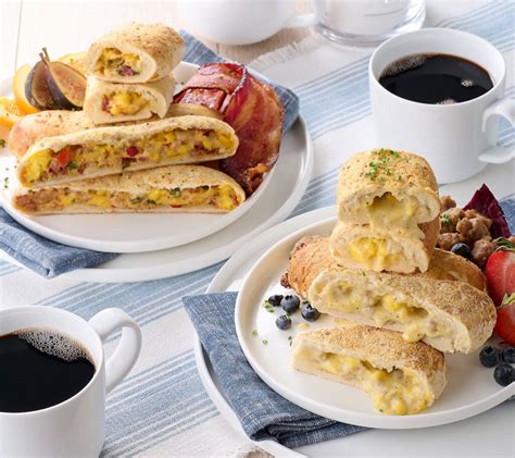 How many protein are in breakfast meat stromboli - calories, carbs, nutrition