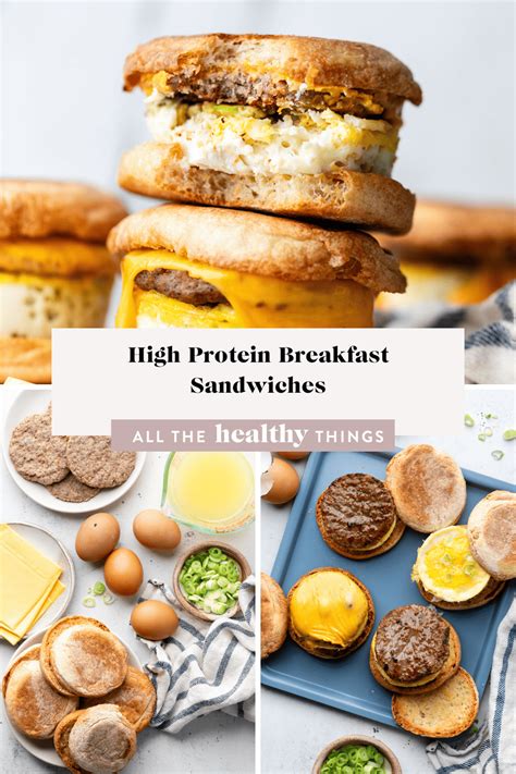 How many protein are in breakfast power sandwich - calories, carbs, nutrition