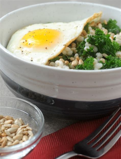 How many protein are in brkf bowl barley kale tomato - calories, carbs, nutrition