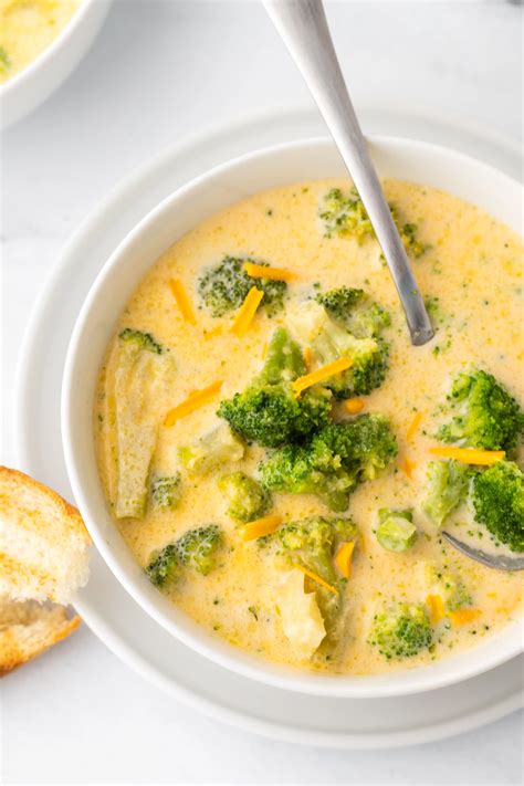 How many protein are in broccoli cheddar soup - calories, carbs, nutrition