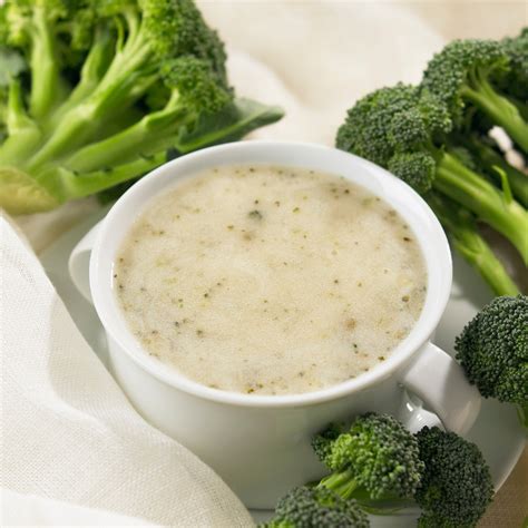 How many protein are in broccoli cream soup - calories, carbs, nutrition