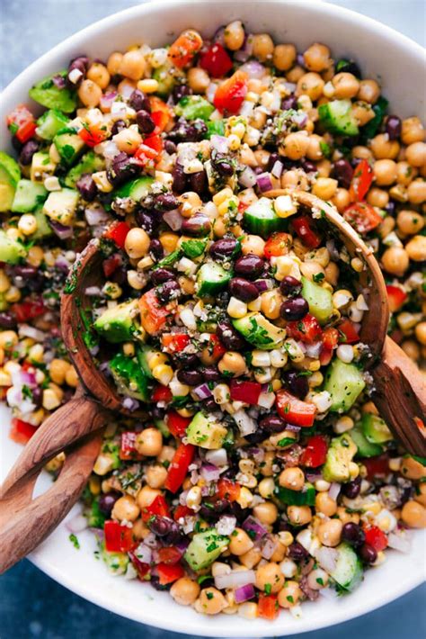 How many protein are in broccoli garbanzo bean salad, italian vinaigrette - calories, carbs, nutrition