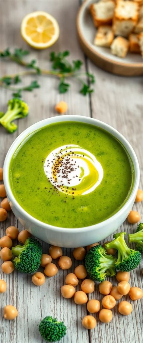 How many protein are in broccoli soup - calories, carbs, nutrition