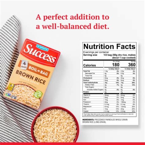 How many protein are in brown rice (boil bag) - calories, carbs, nutrition