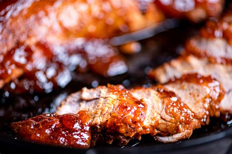 How many protein are in brown sugar bbq pork tenderloin - calories, carbs, nutrition