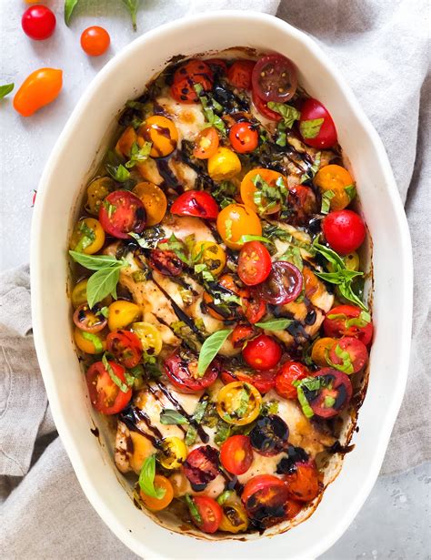How many protein are in bruschetta chicken bake - calories, carbs, nutrition