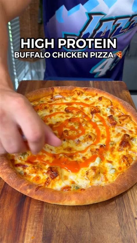 How many protein are in buffalo chicken pizza (49498.4) - calories, carbs, nutrition