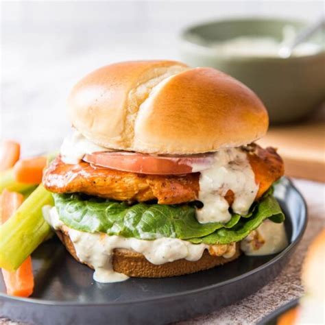 How many protein are in buffalo chicken sandwich (17836.0) - calories, carbs, nutrition