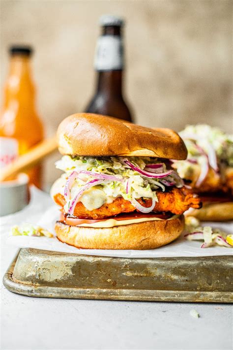 How many protein are in buffalo chicken sandwich with wheat bun - calories, carbs, nutrition