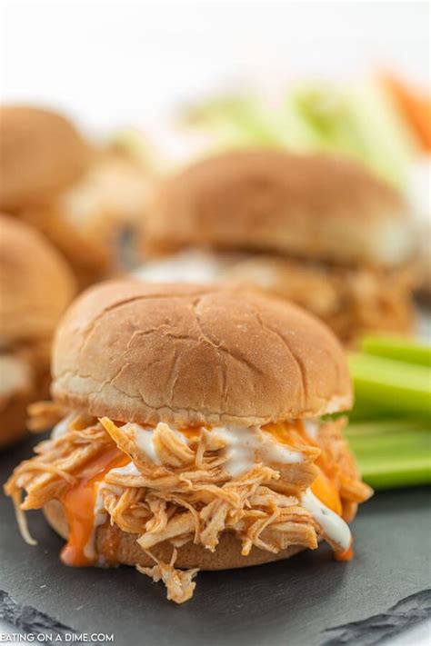 How many protein are in buffalo chicken sliders (no fries) - calories, carbs, nutrition