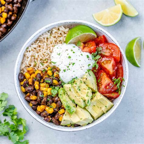 How many protein are in burrito bowl veggie - calories, carbs, nutrition