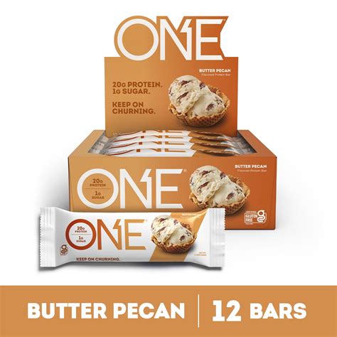 How many protein are in butter pecan bar - calories, carbs, nutrition