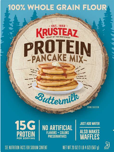 How many protein are in buttermilk pancakes - calories, carbs, nutrition