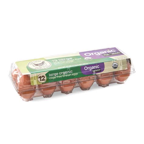 How many protein are in cage free large brown eggs - calories, carbs, nutrition