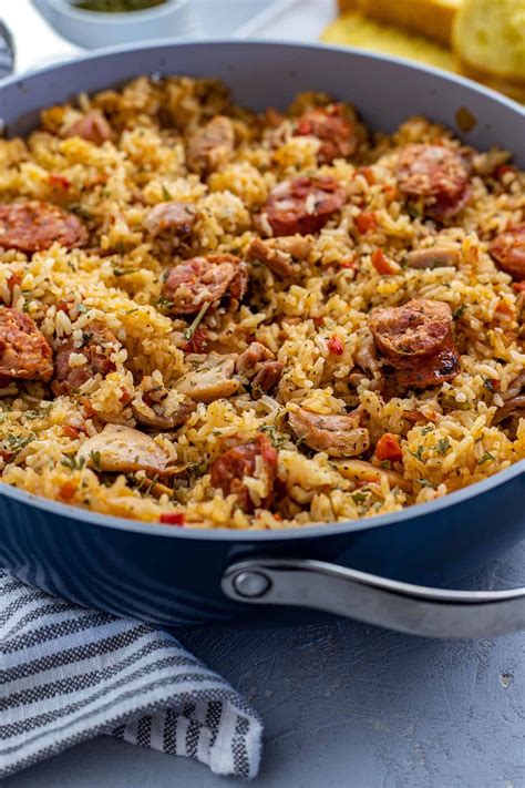 How many protein are in cajun jambalaya with andouille sausage and chicken - calories, carbs, nutrition