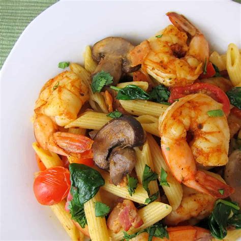 How many protein are in cajun shrimp fettuccine with vegetables - calories, carbs, nutrition