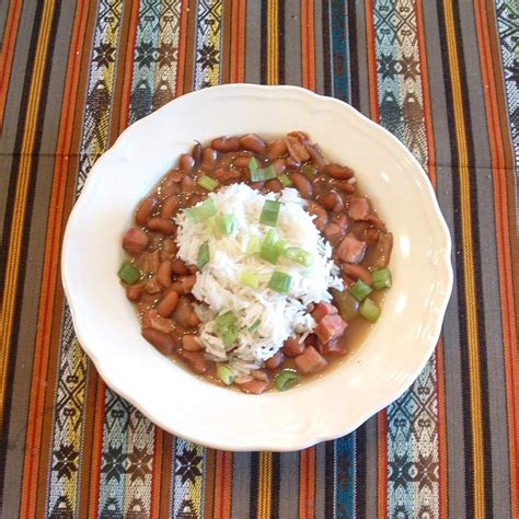 How many protein are in cajun style red bean and rice soup - calories, carbs, nutrition