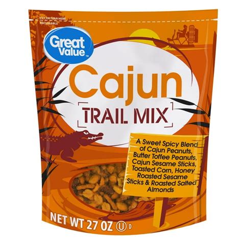 How many protein are in cajun trail mix - calories, carbs, nutrition