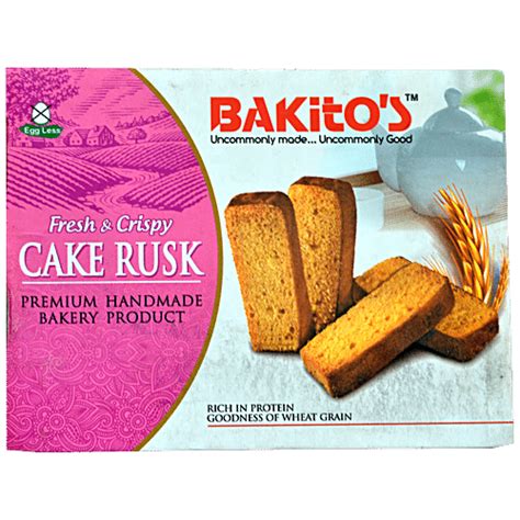 How many protein are in cake rusk - calories, carbs, nutrition