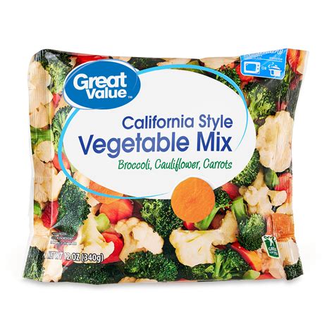 How many protein are in california mixed vegetables - calories, carbs, nutrition