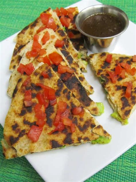 How many protein are in california quesadilla with fruited salsa - calories, carbs, nutrition