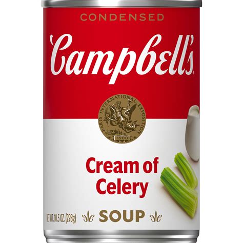 How many protein are in campbell's red and white, cream of celery soup, condensed - calories, carbs, nutrition