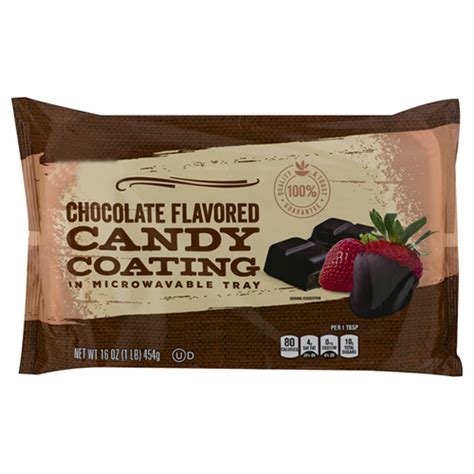 How many protein are in candy coating chocolate - calories, carbs, nutrition